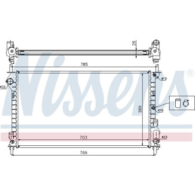 62015A Kühler, Motorkühlung ** FIRST FIT **