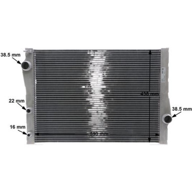 CR 1049 000S Kühler, Motorkühlung BEHR