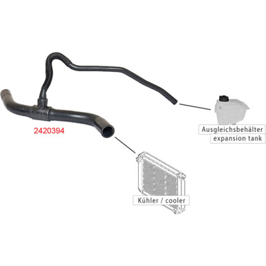 2420394 Kühlerschlauch
