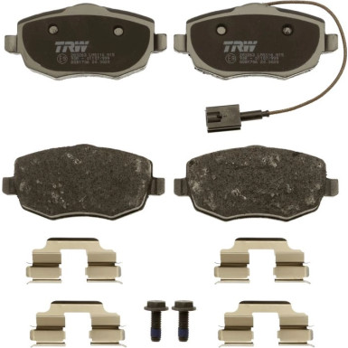 GDB1706 Bremsbelagsatz, Scheibenbremse COTEC