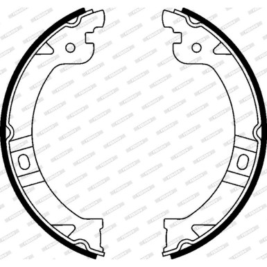 Ferodo | Bremsbackensatz, Feststellbremse | FSB597