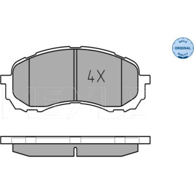 Meyle Bremsbelagsatz, Scheibenbremse MEYLE-ORIGINAL: True to OE 025 243 7217/W