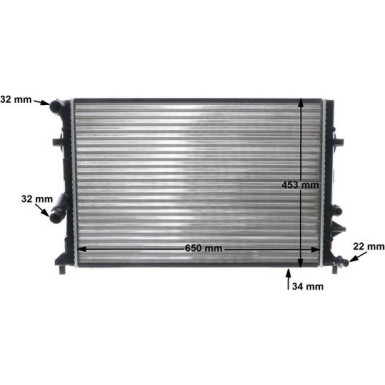 Mahle | Kühler, Motorkühlung | CR 1899 000S