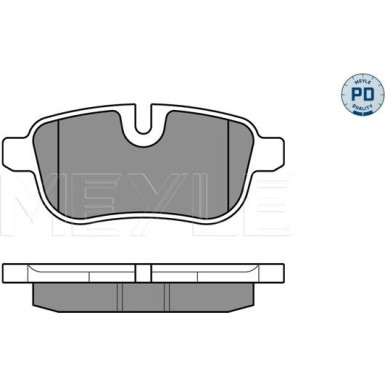 Meyle Bremsbelagsatz, Scheibenbremse MEYLE-PD: Advanced performance and design 025 245 5918/PD