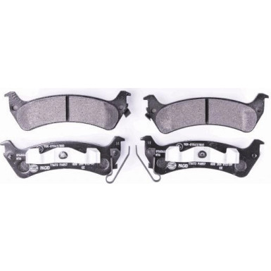 Hella Pagid | Bremsbelagsatz, Scheibenbremse | 8DB 355 013-091