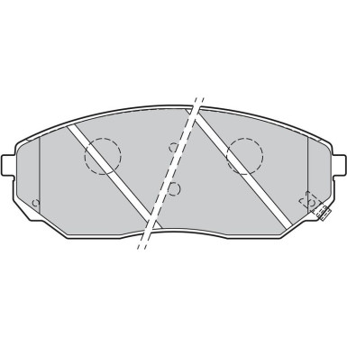 Valeo Bremsbelagsatz, Scheibenbremse ESSENTIAL 301654