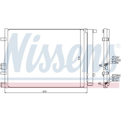 940221 Kondensator, Klimaanlage ** FIRST FIT **