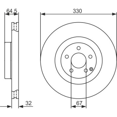 0 986 479 415 Bremsscheibe