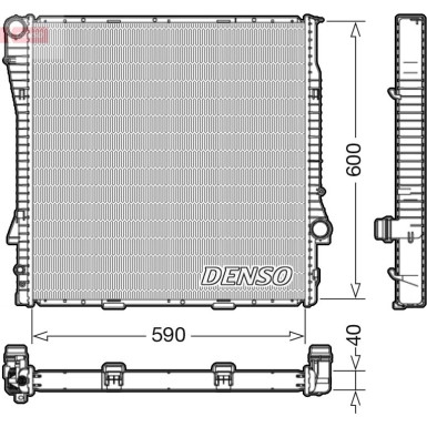 Denso | Wischblatt | Scheibenwischer | DRA-025