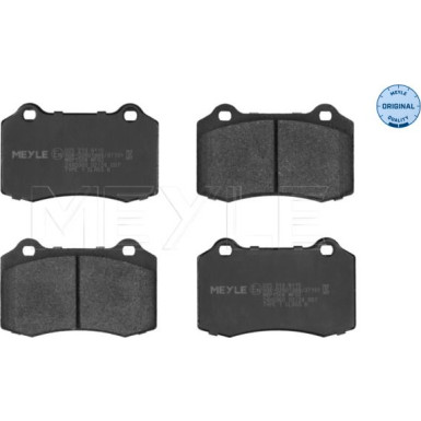 025 213 8115 Bremsbelagsatz, Scheibenbremse MEYLE-ORIGINAL: True to OE.