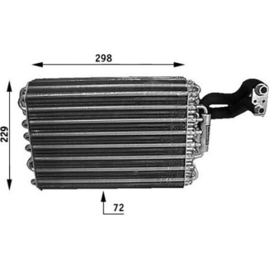 AE 31 000S Verdampfer, Klimaanlage BEHR