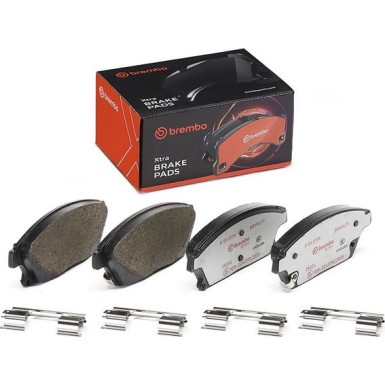 Brembo Bremsbelagsatz, Scheibenbremse XTRA LINE P 59 077X