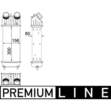 Mahle | Ladeluftkühler | CI 261 000P