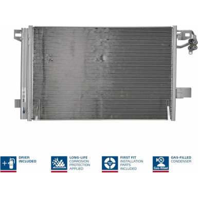 940345 Kondensator, Klimaanlage ** FIRST FIT ** 940345 Kondensator, Klimaanlage ** FIRST FIT **
