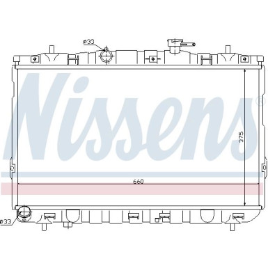 Nissens | Kühler, Motorkühlung | 67494