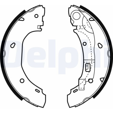 LS1925 Bremsbackensatz