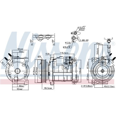 890152 Kompressor, Klimaanlage ** FIRST FIT ** 890152 Kompressor, Klimaanlage ** FIRST FIT **