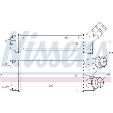 96584 Ladeluftkühler ** FIRST FIT **