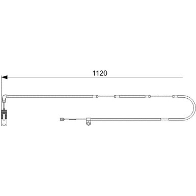 1 987 473 010 Warnkontakt, Bremsbelagverschleiß