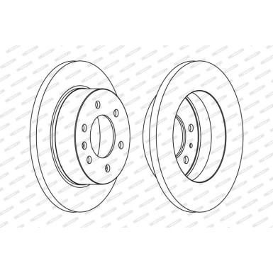 Ferodo Bremsscheibe PREMIER FCR311A