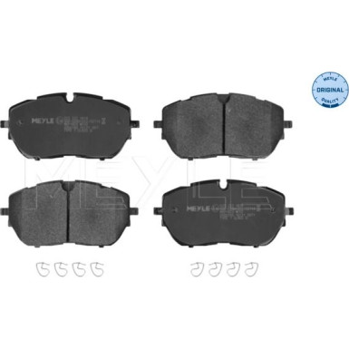 025 222 1818 Bremsbelagsatz, Scheibenbremse MEYLE-ORIGINAL: True to OE.
