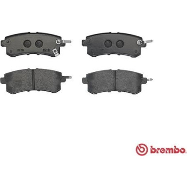 Brembo | Bremsbelagsatz, Scheibenbremse | P 56 082