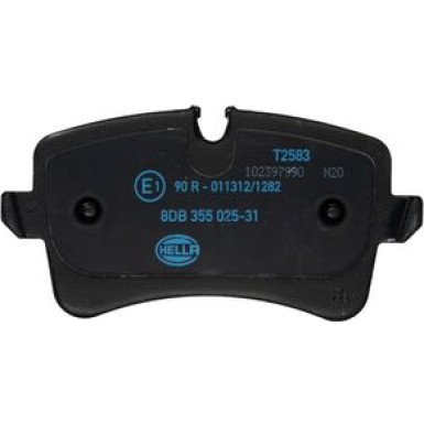 Hella | Bremsbelagsatz, Scheibenbremse | 8DB 355 025-311