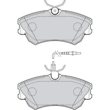 302217 Bremsbelagsatz, Scheibenbremse ESSENTIAL