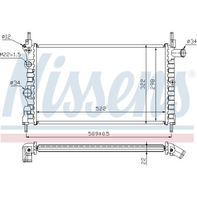 63050A Kühler, Motorkühlung