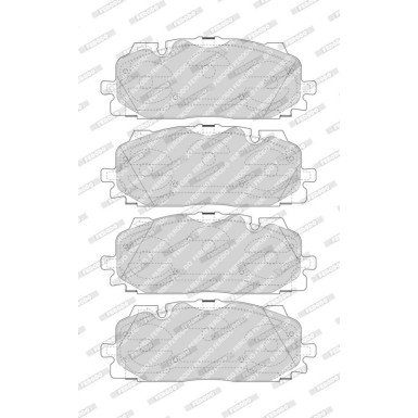 Ferodo | Bremsbelagsatz, Scheibenbremse | FDB4967