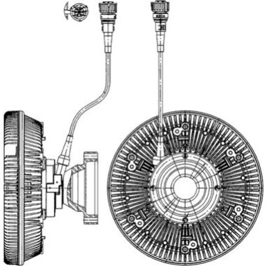 Mahle | Kupplung, Kühlerlüfter | CFC 226 000P