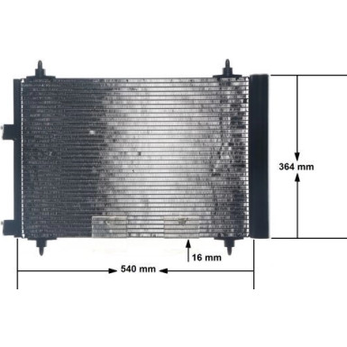 AC 315 000S Kondensator, Klimaanlage BEHR AC 315 000S Kondensator, Klimaanlage BEHR