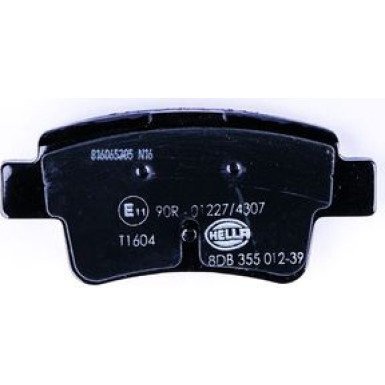 Hella | Bremsbelagsatz, Scheibenbremse | 8DB 355 012-391