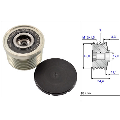 535 0164 10 Generatorfreilauf