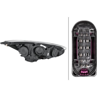 Hella 2 x HELLA Hauptscheinwerfer 1EE 354 827-151