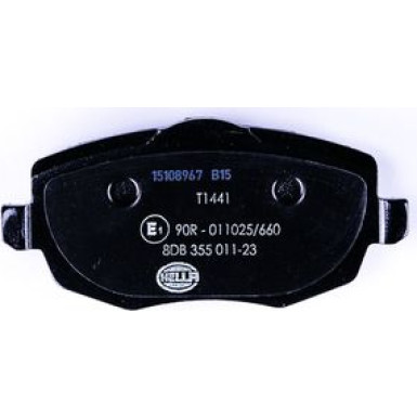 Hella | Bremsbelagsatz, Scheibenbremse | 8DB 355 011-231