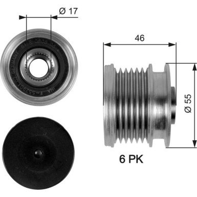 OAP7092 Generatorfreilauf DriveAlign™