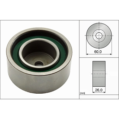 532 0367 20 Umlenk-/Führungsrolle, Keilrippenriemen