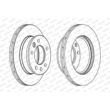 Ferodo | Bremsscheibe | FCR228A