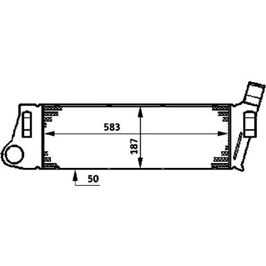 CI 39 000P Ladeluftkühler BEHR *** PREMIUM LINE ***