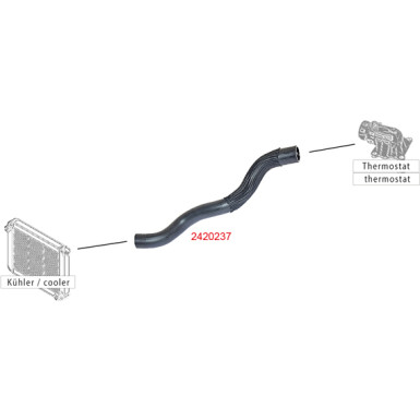 2420237 Kühlerschlauch