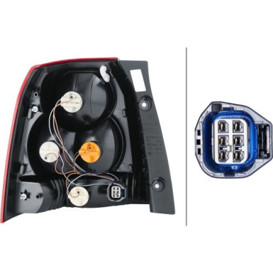 Hella | Heckleuchte | 2SK 354 035-021