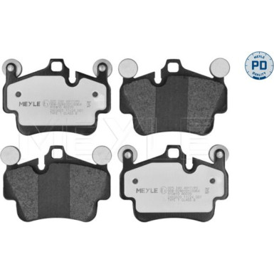 025 240 4917/PD Bremsbelagsatz, Scheibenbremse MEYLE-PD: Advanced performance and design.
