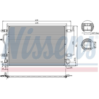 94665 Kondensator, Klimaanlage ** FIRST FIT ** 94665 Kondensator, Klimaanlage ** FIRST FIT **