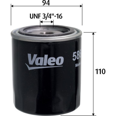 Valeo | Ölfilter | 586134