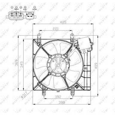 47575 Lüfter, Motorkühlung