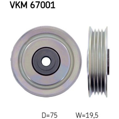 VKM 67001 Umlenk-/Führungsrolle, Keilrippenriemen