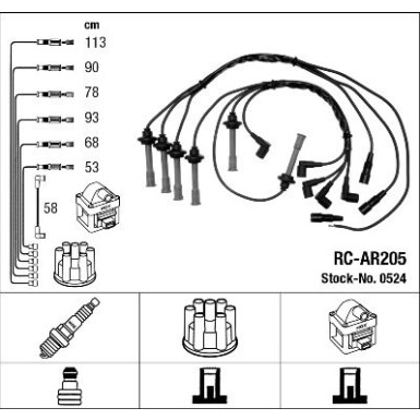 0524 Zündleitungssatz