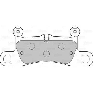 Valeo | Bremsbelagsatz, Scheibenbremse | 601387