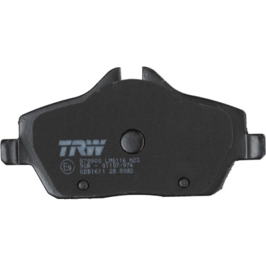 TRW Bremsbelagsatz, Scheibenbremse COTEC GDB1611